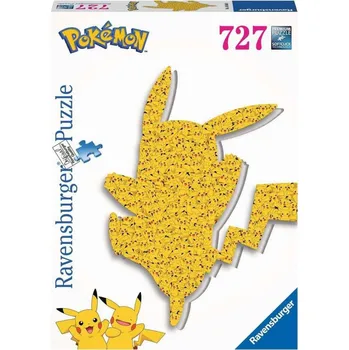 RAVENSBURGER Puzzle obrysové Pokémon Pikachu 73x81cm 727 dílků | AS271