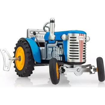 autíčko Kovap Traktor ZETOR SOLO modrý – kovové disky kol