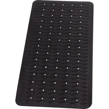 Koupelnová předložka Ridder Playa Protiskluzová podložka do vany 38x80 cm, černá, 68310