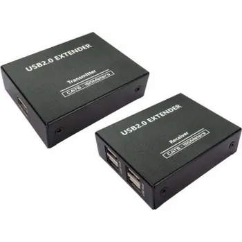 USB hub Prodlužovací kabel USB USB2-EXT4P, počet portů USB: 4 CATx NewLink