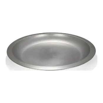 Talíř BasicNature Mělký talíř z nerezavějící oceli plochá