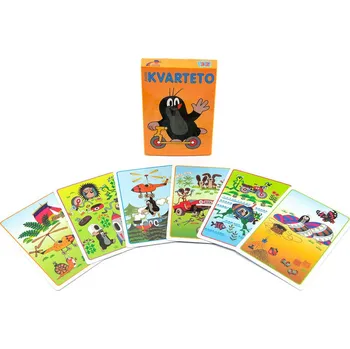 Karetní hra AKIM Karetní Kvarteto KRTEK (Krteček) *SPOLEČENSKÉ HRY* | AS22
