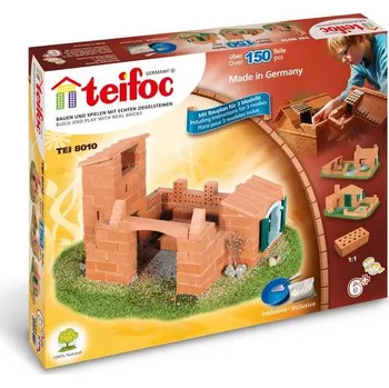 Stavebnice TEIFOC Domek Roberto 8010 *Stavebnice cihly s maltou* | 9926