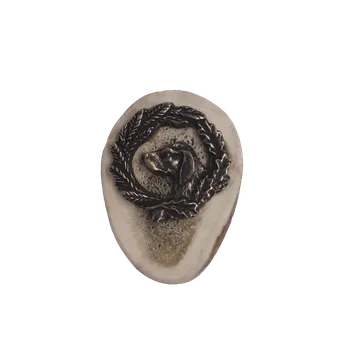 Dekorativní magnet Parohová magnetka - Psí hlava v zátiší