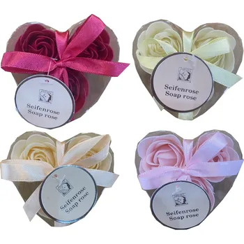 Mýdlo Salsa Collection Mýdlové květy růže v krabičce mix barev 3x 3 g