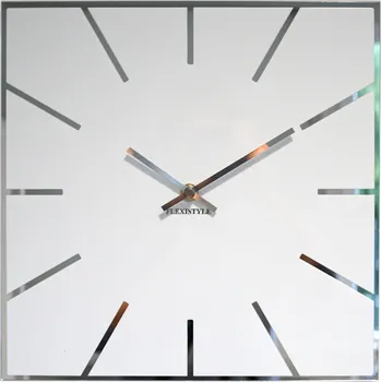 Hodiny Moderní nástěnné hodiny EXACT bílé