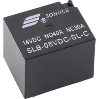 Relé Relé SLB-05VDC-SL-C, 5V DC/14V DC NC-30A, NO-40A