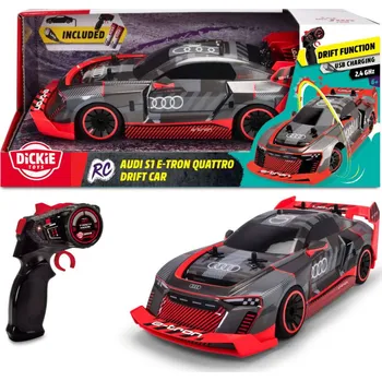 RC model auta DICKIE RC Auto Audi S1 E-Tron Quattro na vysílačku 2,4GHz Turbo na baterie | 40