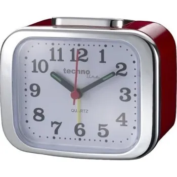 TechnoLine Modell XL analogový budík, červený