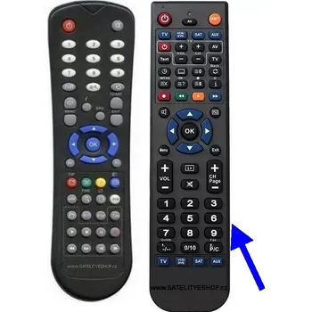 Dálkový ovladač Dálkový ovladač AB cryptobox 300 , 350 HD náhradní