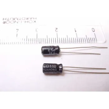 Kondenzátor kondenzátor 47µF/16V 5x11