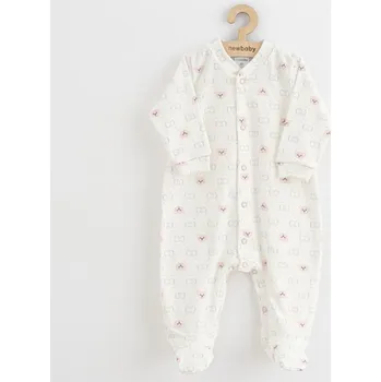 Dětský overall Kojenecký overal New Baby Classic II medvídek růžový 56 (0-3m)