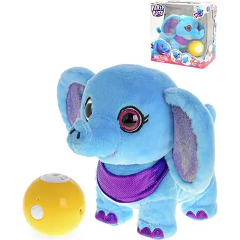 plyšák PLYŠ Slon jezdící za míčkem herní set na baterie Zvuk *PLYŠOVÉ HRAČKY* | 379929