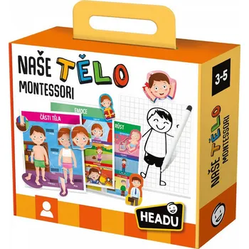 Výuková hračka ADC HEADU Montessori Naše tělo naučná hra | 224228