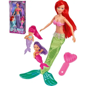 SIMBA Panenka mořská víla Steffi / Evi herní set s dvojčaty 2 druhy | 19