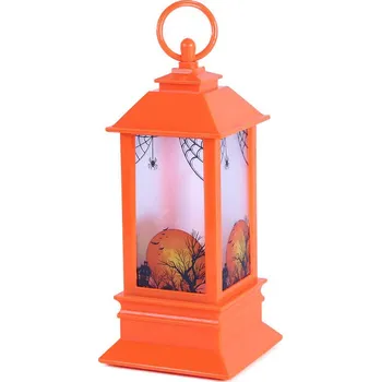 Party dekorace Lampa plastová na Halloween dekorace lucerna na baterie Světlo | 600994