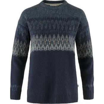 Pánský svetr Svetr Fjällräven Övik Path Knit Woman Dark Navy-Navy - L + doprava zdarma