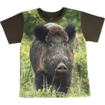 Wadera Dětské tričko motiv divočák Velikost: 134/140