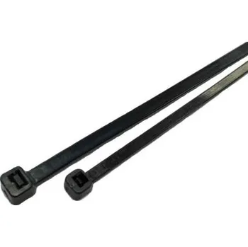 Stahovací páska Sada kabelových vázacích pásek Nedá se uvolnit 203mm 3,6 mm Černá Nylon 66 RS PRO