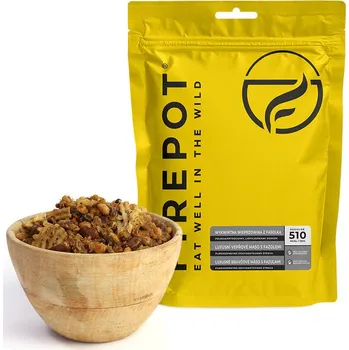 Sušené maso Firepot Luxusní vepřové maso s fazolemi, 135g