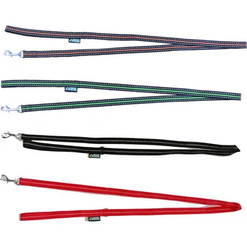 Vodítko pro psa ZÁHOŘÍ Rudel Reflexní vodítko krátké Barva: Červená