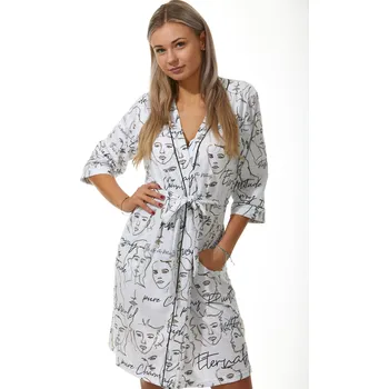 Dámský župan Župan pro ženy - Attitude styl 1G0358 šedá l