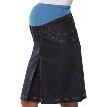 Dámská sukně Těhotenská sukně 1S0191 modrá m