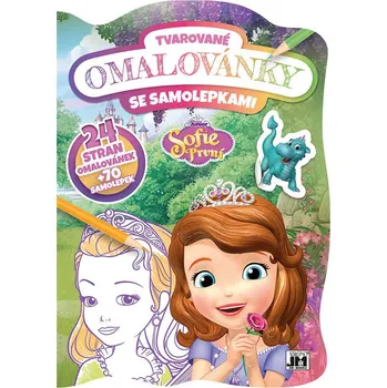 omalovánky JIRI MODELS Omalovánky tvarované + samolepky Sofie První | 38