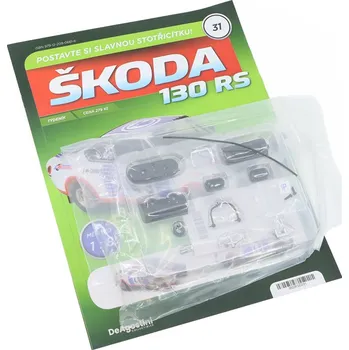 autíčko DeAgostini Škoda 130 RS 1:8 - časopis #31 se stavebnicí Škoda 130 RS 1:8 - časopis #31 se stavebnicí