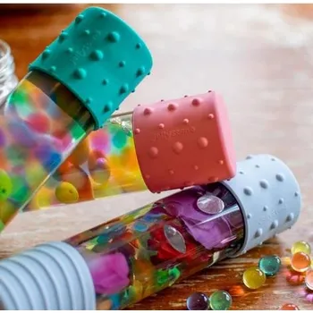 Hračka pro nejmenší Jellystone Designs Senzorická láhev Mátová