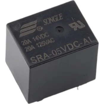Relé Relé SRA-05VDC-AL, 5V DC/14V DC 20A