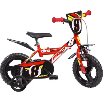 Dětské kolo ACRA Dětské baby kolo Dino Bikes červené chlapecké 12" balanční kolečka | 384556