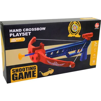 Dětská zbraň Kuše dětská set se 3 soft šípy na přísavku a terčem | 406886