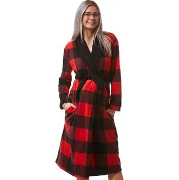 Dámský župan Těhotenský župan na kojení, do porodnice 1Z1107 červená m