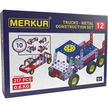 Dětské zboží MERKUR M 012 Odtahové vozidlo 217 dílků *KOVOVÁ STAVEBNICE* | AS130