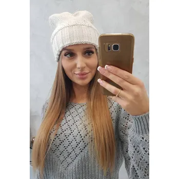 Čepice Dámská čepice Danuta K331 light ecru UNI