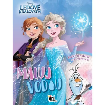 omalovánky JIRI MODELS Maluj vodou A4 Ledové Království (Frozen) | AS221