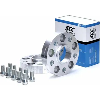 Tuning Rozšiřovací podložky SCC 25mm 5/112 - 66,6 mm 13667B závit s ocelovou vložkou