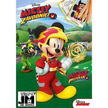 omalovánky JIRI MODELS Omalovánky A5+ Disney Mickeyho klubík | AS37