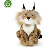 RAPPA Plyšová hračka - Rys sedící 25 cm