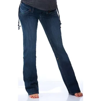 Těhotenská móda Rifle pro těhotné originál Paola 1S0996 modrá xs