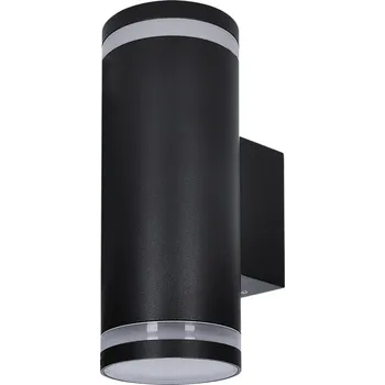 Venkovní osvětlení Solight LED venkovní nástěnné osvětlení Potenza, 2x GU10, černá Barva krytu: Černá, Stupeň krytí (IP): IP54