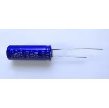 Kondenzátor kondenzátor 820µF/25V 10x28