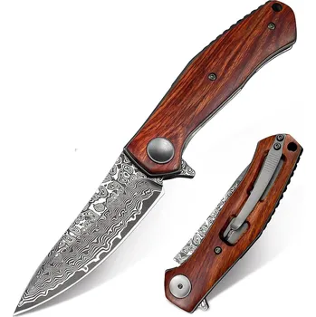 kapesní nůž The Knife Brothers Damaškový zavírací nůž linerlock