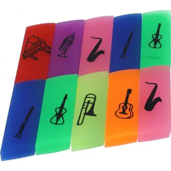 Hudební nástroj pro děti musikboutique Sada 10 gum - hudební nástroje