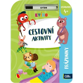 Desková hra ALBI Kvído Cestovní aktivity Prázdniny tématický sešit s mazatelným fixem | 18