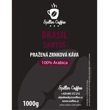 Káva káva Spiller Coffee Brasil Santos 1000 g
