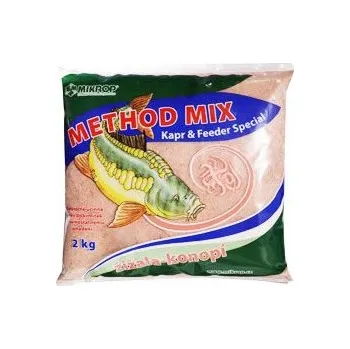 Návnadová surovina Method mix pro ryby žížala - konopí 2kg