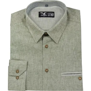 Pánská košile LUKO Myslivecká košile F142212 - dlouhý rukáv Velikost: 48