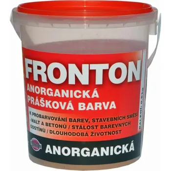 Fronton anorganická prášková barva 0,8 kg, 0261 středně hnědá